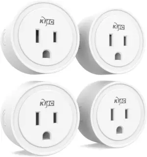Smart Plug Mini 4-Pack, Wi-Fi Outlets for Smart Home, Remote Control Lights and Devices from Anywhere, No Hub Required, ETL Certified, Works with Alexa and Google Home