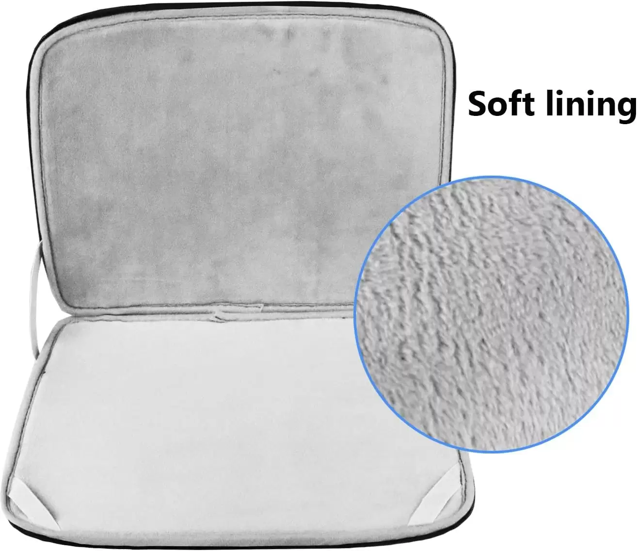 Laptop Sleeve 15.6 Inch, Hsmienk Durable Shockproof Protective Cover Flip Case Briefcase Carrying Computer Bag Case Compatible with 15.6 Inch HP, ASUS, Lenovo, Acer, Notebook, Computer, Black - Image 4