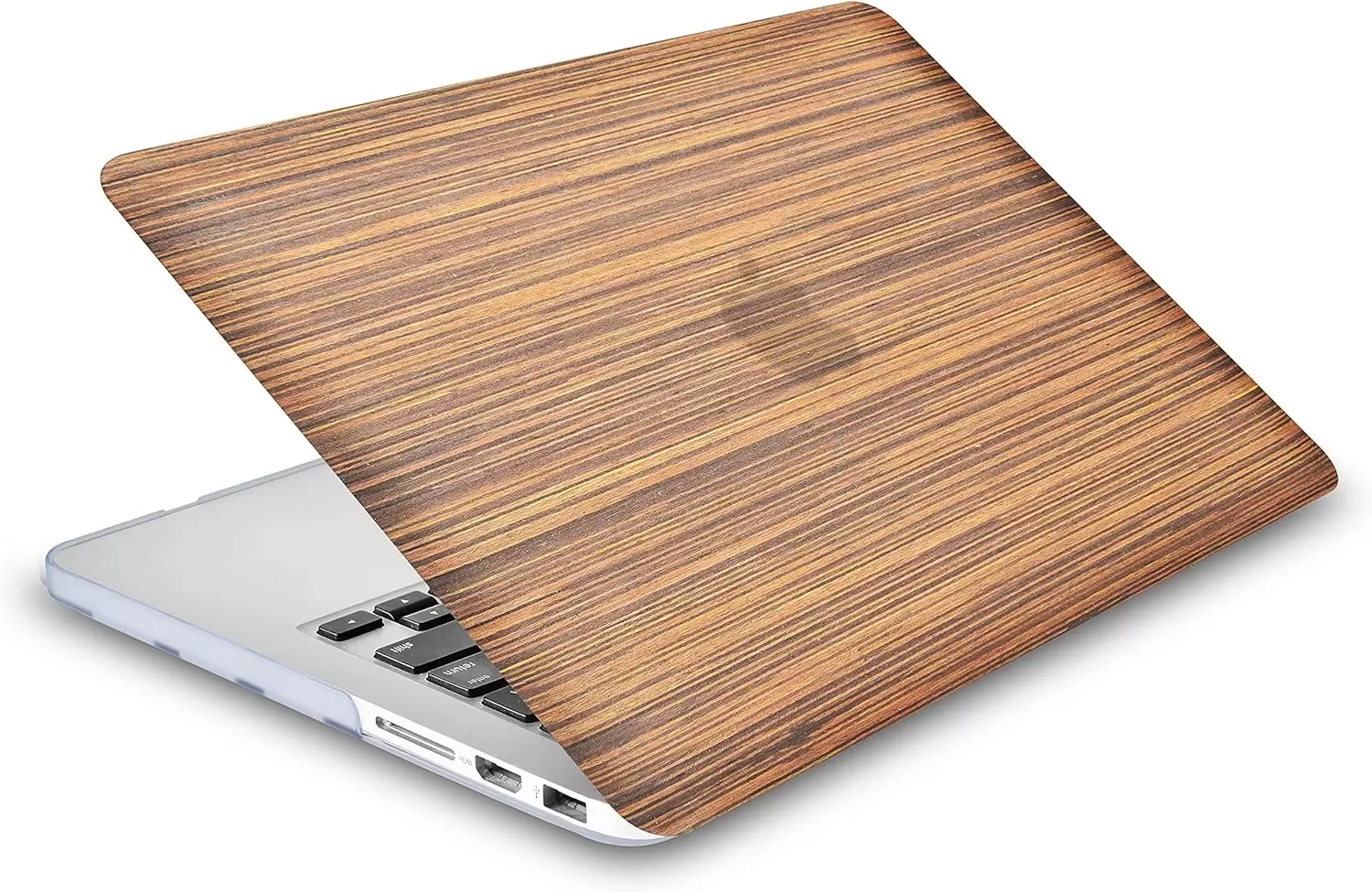 KECC Compatible with MacBook Air 13 inch Case A1932 Retina Display + Touch ID ltalian Leather Hard Shell + Keyboard Cover + Sleeve + Screen Protector + Laptop Stand (Wood Leather 2) - Image 8